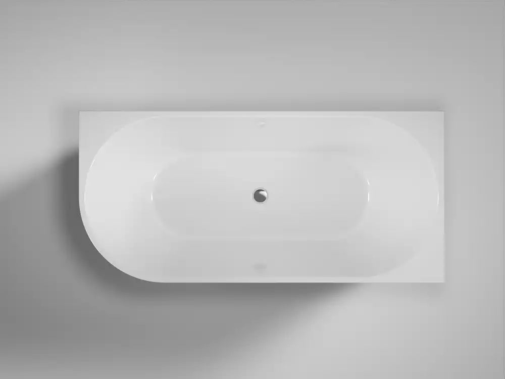 Hailee Acrylic Bathtub Back to Corner