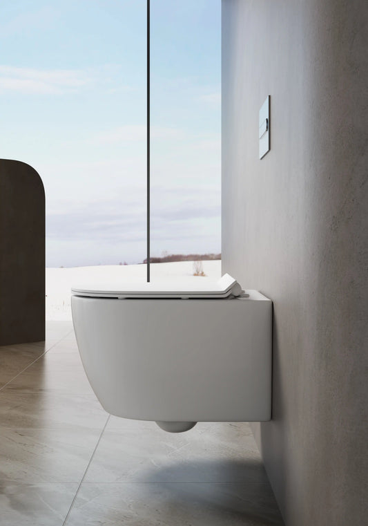 Isla Rimless Inwall Toilet Wall Hung Pan