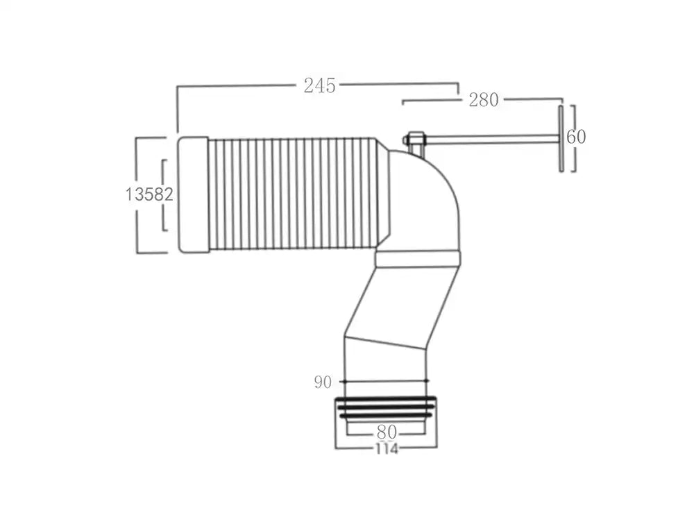 S trap Pipe for Toilets
