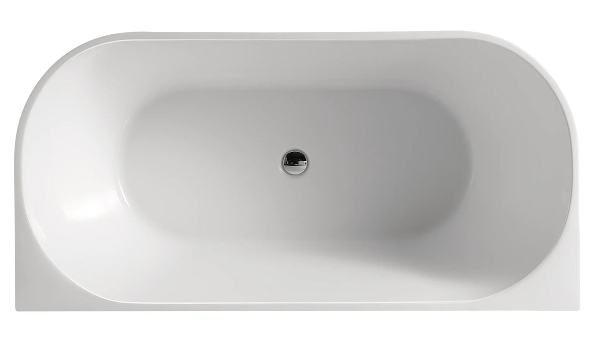 Braemar Acrylic Bathtub Back to Wall