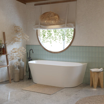 Braemar Acrylic Bathtub Back to Wall