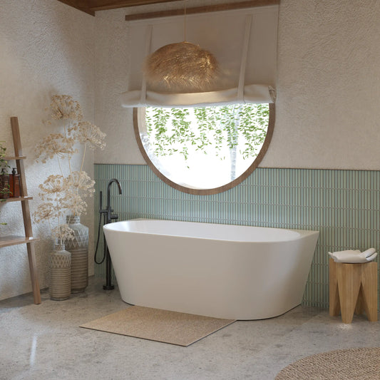 Braemar Acrylic Bathtub Back to Wall