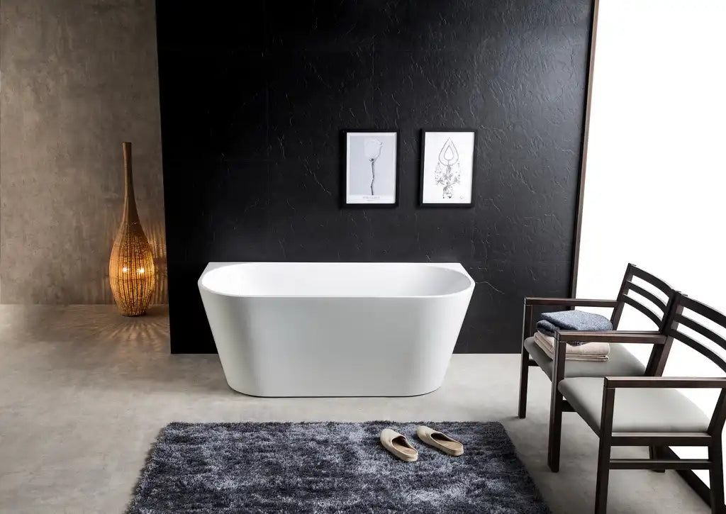 Braemar Acrylic Bathtub Back to Wall