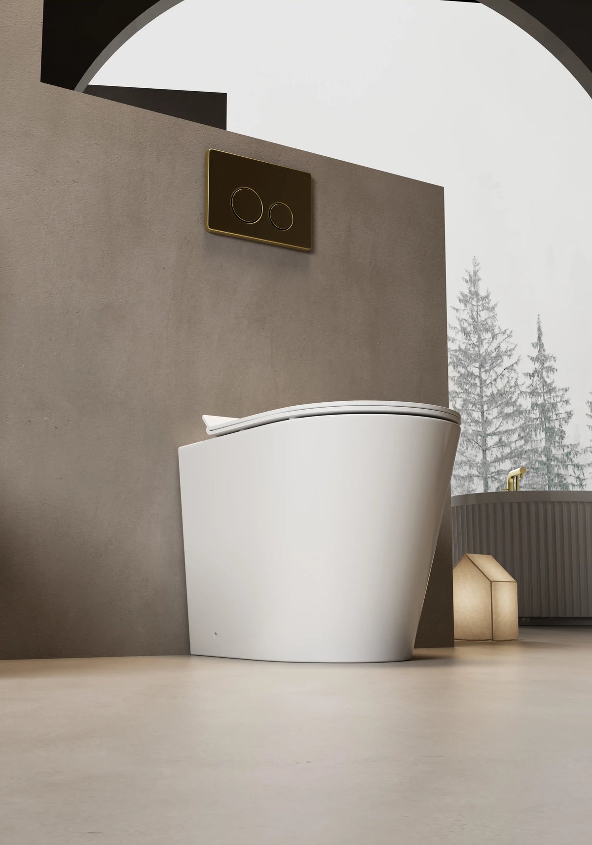 Cotia Rimless Inwall Toilet Floor Pan