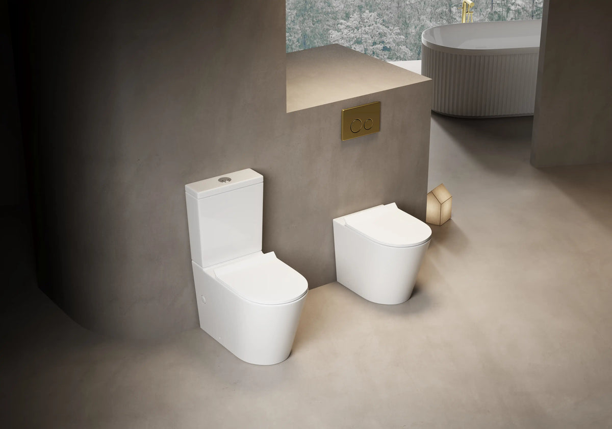 Cotia Rimless Back to Wall Toilet Suite
