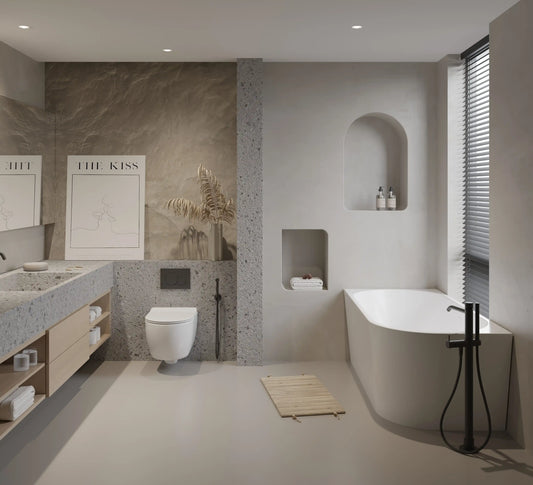 Hailee Acrylic Bathtub Back to Corner