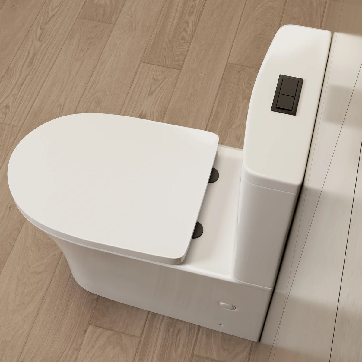 Spoto Tornado Rimless Back to Wall Toilet Suite with Geberit Cistern