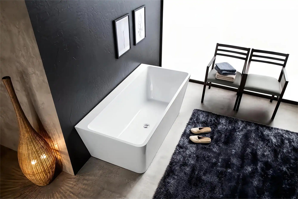 Victoria Acrylic Bathtub Back to Wall